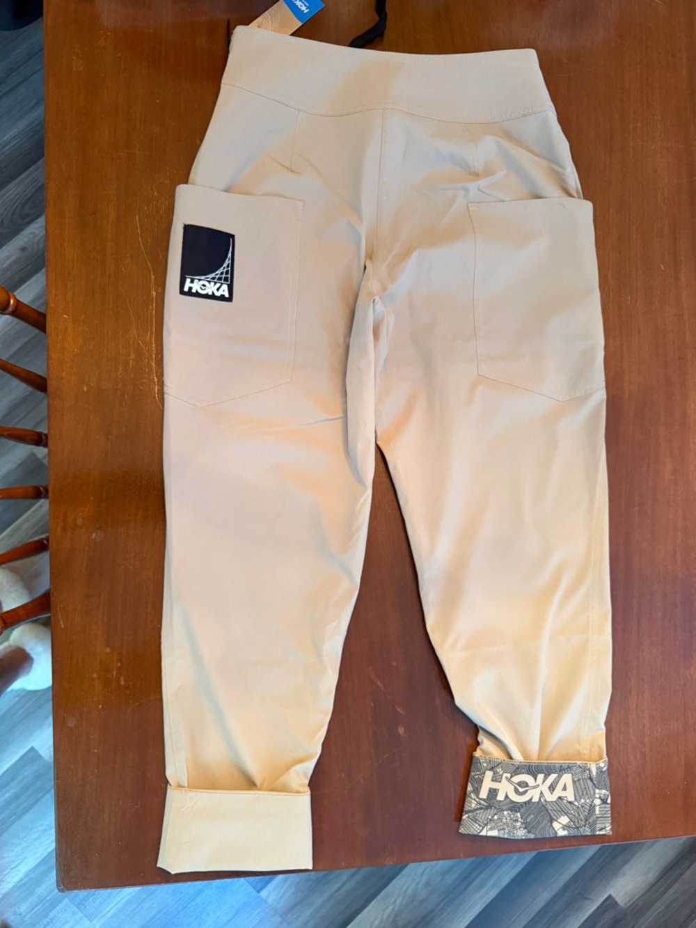 Hoka women's size medium Tan Hiking Pants - Picture 2 of 3